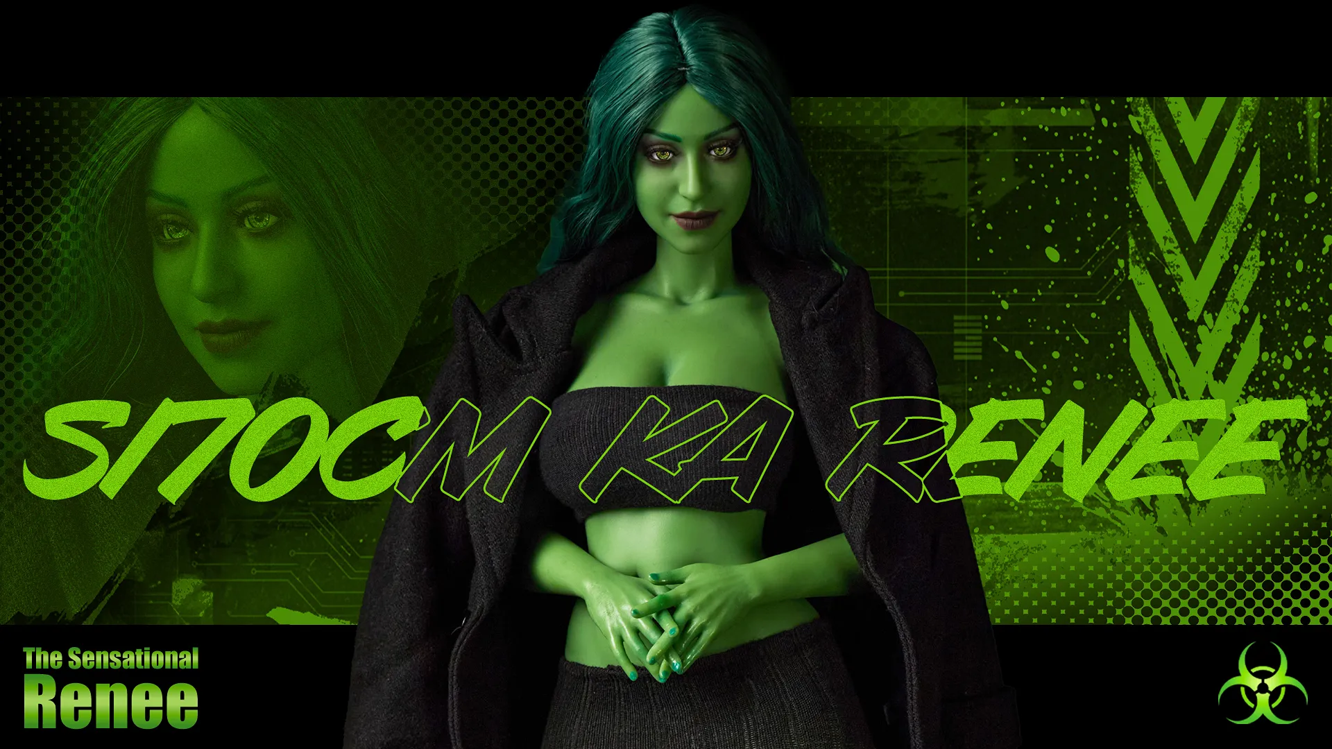 jpg Banner Si70cm KA Renee(Green)